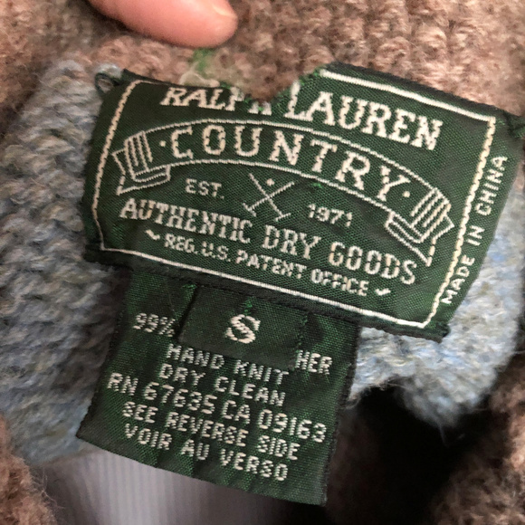 Ralph Lauren Colorful Horse Motif Cardigan - Picture 6 of 6